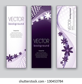 Vector Banners. Abstract Backgrounds. Eps10 Format.