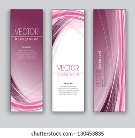 Vector Banners. Abstract Backgrounds. Eps10 Format.