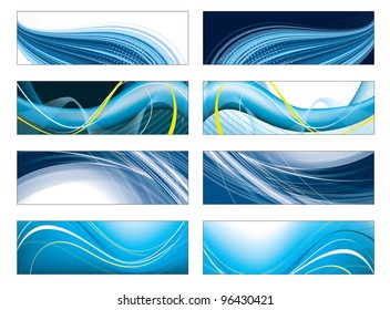Vector Banners. Abstract Backgrounds. Eps10.