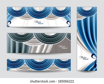 Vector Banners. Abstract Designs. Eps10. 