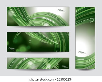 Vector Banners. Abstract Designs. Eps10. 