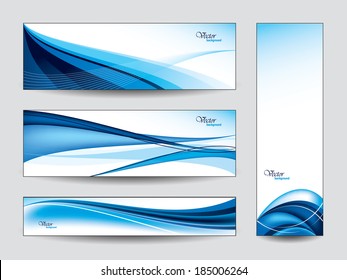 Vector Banners. Abstract Designs. Eps10. 