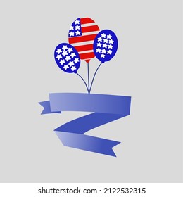 vector banners for American holidays, such as President's Day, Labor Day and other annual events