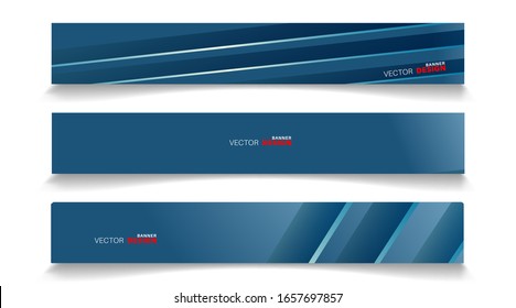 Vector banners arranged for your design, Abstract background illustration.