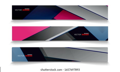 Vektorillustration-Banner für Ihr Design, Abstrakte Hintergrundgrafik.