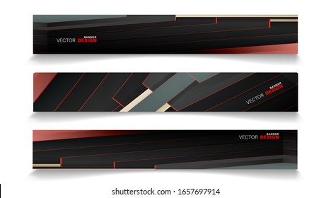 Vektorillustration-Banner für Ihr Design, Abstrakte Hintergrundgrafik.