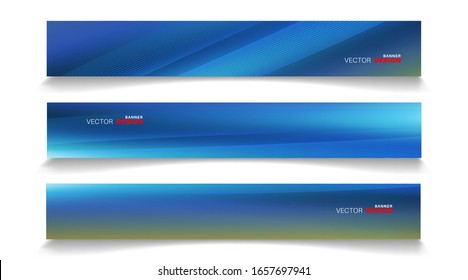 Vector banners arranged for your design, Abstract background illustration.