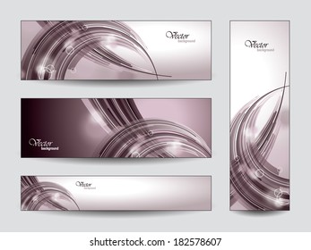 Vector Banners / Bookmarks. Abstract Background.
