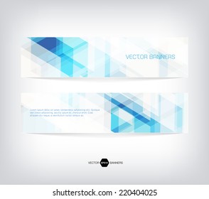 Colección de carteles vectores con fondo de alta tecnología azul claro abstracto. Diseño moderno y transparente. Plantillas de negocio.