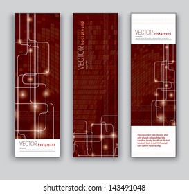 Vector Banners. Eps10 Backgrounds.