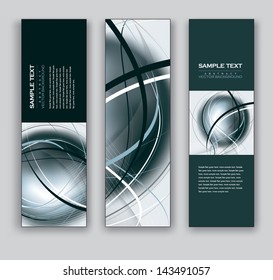 Vector Banners. Eps10 Backgrounds.