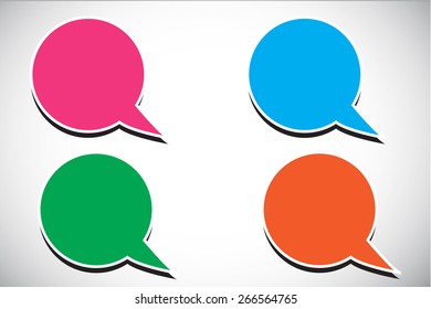 vector banners four color.