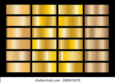 Vector Banners Gold Bronze Rusty Pitting Stock Vector (Royalty Free ...