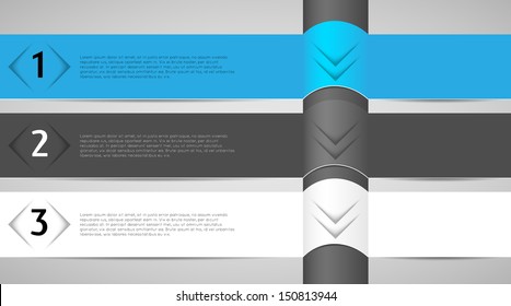 vector banners, infographic template