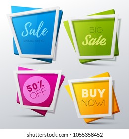 Vector banners set