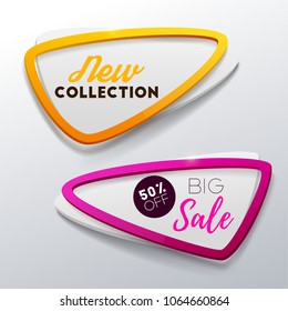 Vector banners set