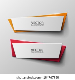 Vector banners set