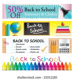 Vector Banners Set