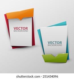Vector banners set
