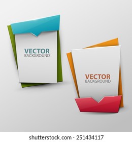 Vector banners set