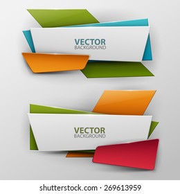  Vector banners set.