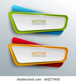 Vector banners set.