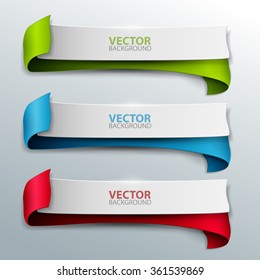 Vector banners set.