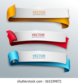 Vector banners set.