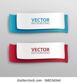 Vector banners set.