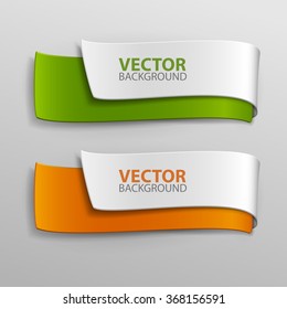 Vector banners set.