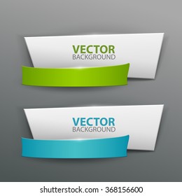 Vector banners set.