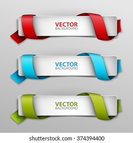 Vector banners set.