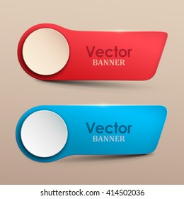 Vector banners set