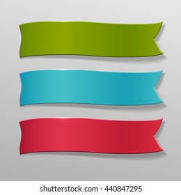 Vector banners set.