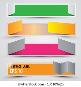 Vector banners set for business