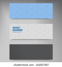 Vector banners and squares. Color and set