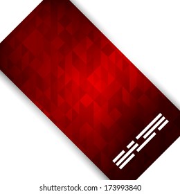 Vector banners and squares. Color set
