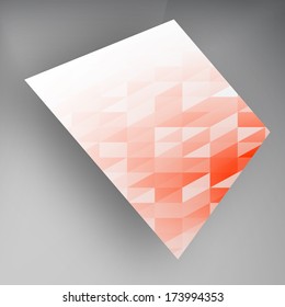 Vector banners and squares. Color set