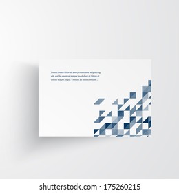 Vector banners and squares. Color set and mosaic