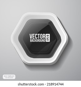 Vector banners sticker. Abstract infographics template