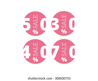 vector banners template sale set