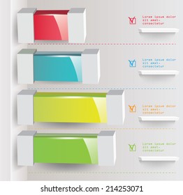 Vector bar chart on the white background. Infographic element. Vector illustration