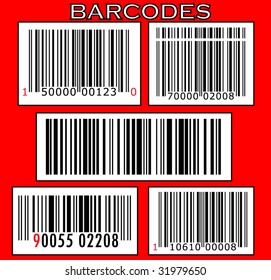 vector Bar code pack