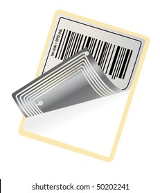  vector bar code with RFID chip