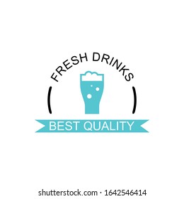 Vector bar logo in linear style - wine and drinks icons and signs