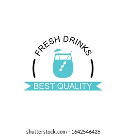 Vector bar logo in linear style - wine and drinks icons and signs