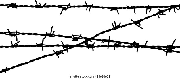 3,865 Barricades and barbed wire Images, Stock Photos & Vectors ...