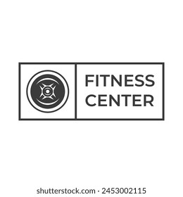 Diseño de logotipo de placa de barra de Vector aislado sobre fondo blanco.