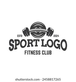 Diseño de logotipo de placa de barra de Vector aislado sobre fondo blanco.