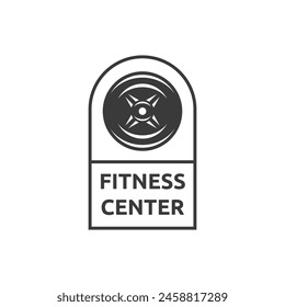 Diseño de logotipo de placa de barra de Vector aislado sobre fondo blanco.